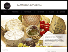 Tablet Screenshot of la-fermiere.ch